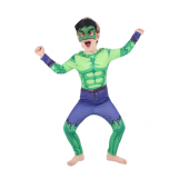 Pijamaskeliler Hulk Yeşil Dev Adam Çocuk Kostüm - 2