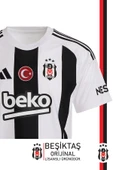 Beşiktaş Orijinal Lisanslı 24-25 Çubuklu Siyah-Beyaz Forma - 4