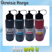 EPSON L6170 L6160 L4160 UYUMLU 4X500ML MÜREKKEP SETİ 4 RENK DURUINK DOLUM - 1