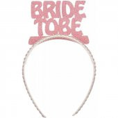 Pembe Bride To Be Yazılı Taç, Evadan Bekarlığa Veda Partisi için Taç - 1