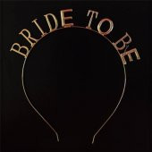 Metal Bride To Be Gold Renkli Taç - 1
