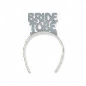 Gümüş Bride To Be Yazılı Taç, Evadan Bekarlığa Veda Partisi için Taç - 1