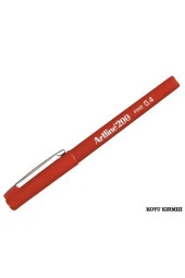 Artline İnce Uçlu (0.4 mm) Yazı Ve Çizim Kalemi Koyu Kırmızı - 1
