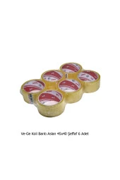 Ve-Ge Koli Bantı Aslan 45x40 Şeffaf 1 Paket (6 Adet) - 1
