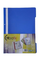 Bafix Telli A4 Dosya Mavi (50 Li Paket) - 1
