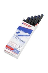 Edding Asetat Kalemi Permanent B Seri 1-3 MM Mavi 10'Lu thumbnail 1