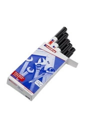 Edding 750 Markör Boya Kalemi 2-4 Mm Siyah Yuvarlak Uçlu (10 Lu Paket) - 1