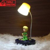 Küçük Prens Biblo Notluk Küçük Prens Işıklı Masa Gece Lambası Biblo Hediye Seti - 3