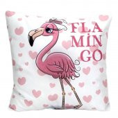 Flamingoların Aşkı Biblolu Kalemlik Flamingo Puf Yastık Hediye Seti - 3