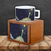 Küçük Prens Süper Üçlü Set Küçük Prens Kutulu Kupa Büyük Yastık Işıklı Biblo - 3