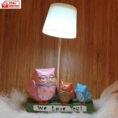 Best Frends Baykuşlar Hediye Seti Baykuş Kupa Aile Baykuş Işıklı Biblo - 3