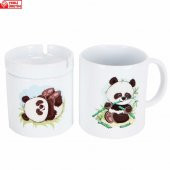 Sevimli Afacan Panda   Kupa Panda Küllük Hediye Seti - 1
