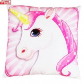 Unicorn Puf Yastık Unicorn Biblolu Kalemlik Unicorn Işıklı Biblo Hediye Seti - 4