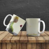 Küçük Prens Işıklı Biblo Masa Gece Lambası Küçük Prens ve Gül Kupa Hediye Seti thumbnail 2