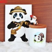 Panda Günlük Hatıra Defteri Panda Biblo Kalemlik Hediye Seti - 1