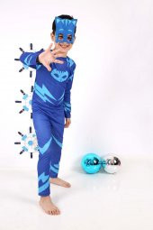 Pijamaskeliler Kedi Çocuk Kostümü Maskeli Pjmasks Kedi Çocuk - 1