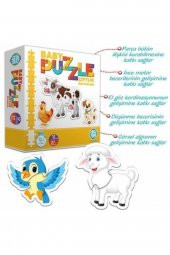 Circle Toys 3lü Araçlar Ve Hayvanlar Bebek Eğitici Puzzle Seti - 4