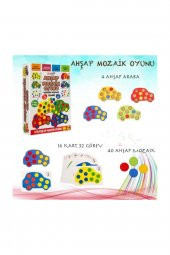 Eğitici Ahşap Mozaik Oyunu Arabalar - Strateji Ve Mantık Oyunu - 2