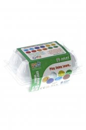 Geometri Şekilli Yumurtalar 6lı Set - 1