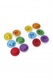 Geometri Şekilli Yumurtalar 6lı Set - 3