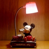 Mickey Mouse Pembe Masa Gece Lambası Işıklı Biblo - 2