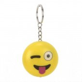 Emoji Işıklı Sesli Anahtarlık - 1
