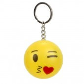 Emoji Işıklı Sesli Anahtarlık - 1