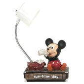 Mickey Mouse Beyaz Masa Gece Lambası Işıklı Biblo - 2
