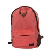 Eye Q Pembe Kumaş Sırt Okul Çantası - 1