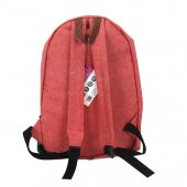 Eye Q Pembe Kumaş Sırt Okul Çantası - 3