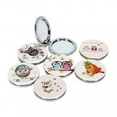 Baykuş Yuvarlak Cep Aynası - 1