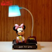 Minnie Mouse Mavi Masa Gece Lambası Işıklı Biblo - 2