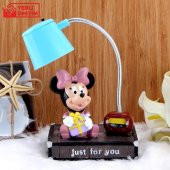 Minnie Mouse Mavi Masa Gece Lambası Işıklı Biblo - 3