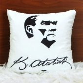 Atatürk Büyük Boy Yastık Kırlent - 1