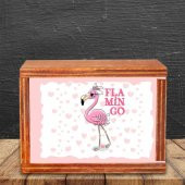 Flamingo Ahşap Doğal Kutulu Kupa - 3
