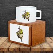Shrek Ve Eşek Ahşap Doğal Kutulu Kupa - 1