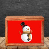 Kardan Adam Ahşap Doğal Kutulu Kupa - 3