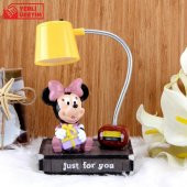 Minnie Mouse Sarı Masa Gece Lambası Işıklı Biblo - 3