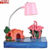 Flamingoların Aşkı Işıklı Biblo Pembe Masa Gece Lambası Flamingo 6 - 2