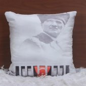 Atatürk Büyük Boy Yastık Kırlent - 2