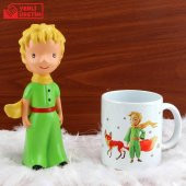 Küçük Prens İkili Hediye Seti Küçük Prens Büyük Boy Biblo Küçük Prens Kupa - 1