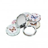 Kelebek Yuvarlak Cep Aynası - 2