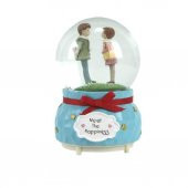 Aşkınla Tanış B Su Küresi Büyük Boy Motorlu Işıklı Kar Küresi - 1