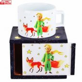 Küçük Prens Ahşap Kutulu Kupa 3D - 1