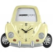 Krem Vosvos Fotoğraf Çerçeve Saat - 1