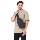 Ccs Usb Çıkışlı Omuz Askılı Sırt ve Göğüs Çantası Siyah thumbnail 7