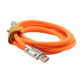 TEKNOWAY LIGHTNING 120W HIZLI ŞARJ KABLOSU TURUNCU thumbnail 2