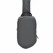 Ccs Usb Çıkışlı Omuz Askılı Sırt ve Göğüs Çantası Siyah thumbnail 2