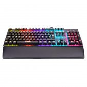 Everest KB-GX7 Bluesky Full Rainbow 9 Renk Mavi Switch Deri Bilek Destekli Mekan - 2