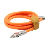 TEKNOWAY LIGHTNING 120W HIZLI ŞARJ KABLOSU TURUNCU thumbnail 1